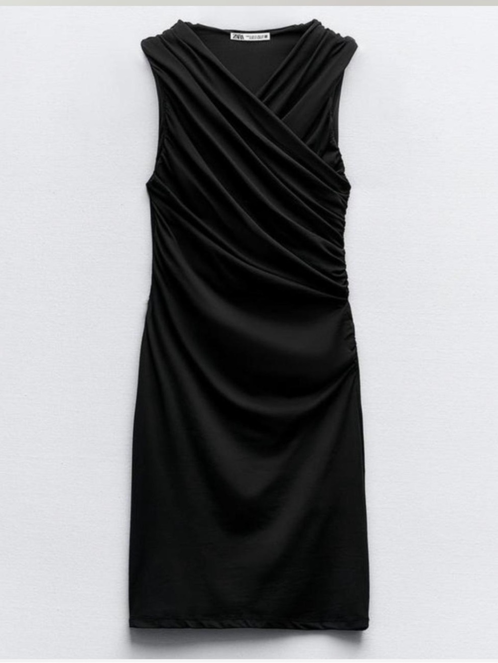 NWT Zara bodycon dress with ruching